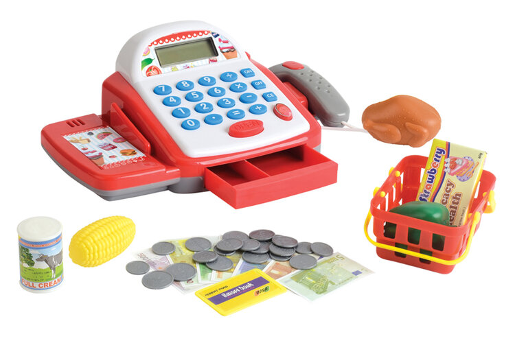 WIKY Pokladna pro děti s doplňky - český obal Wiky