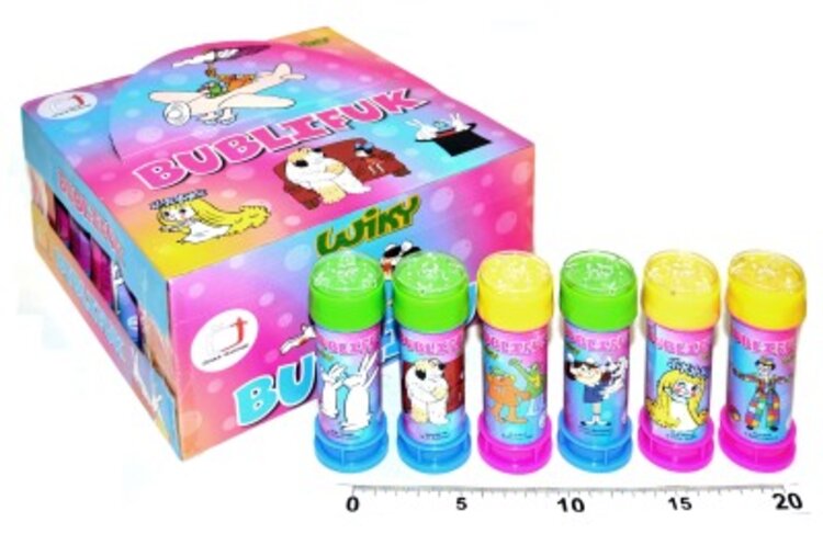 WIKY Bublifuk - TV postavičky 55 ml Káťa a Škubánek Wiky