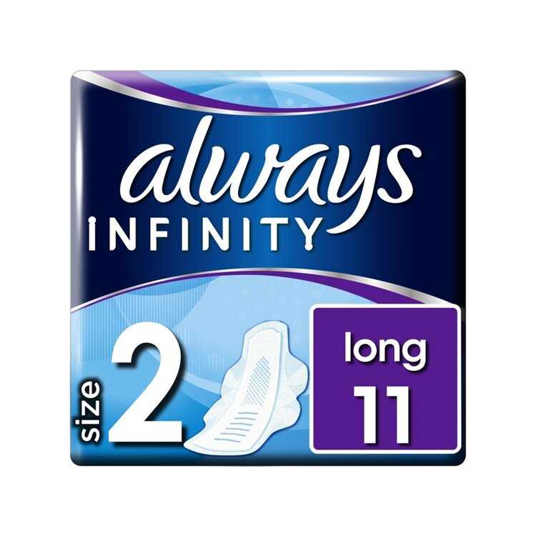 Always Infinity Long velikost 2 vložky s křidélky 11 ks Always