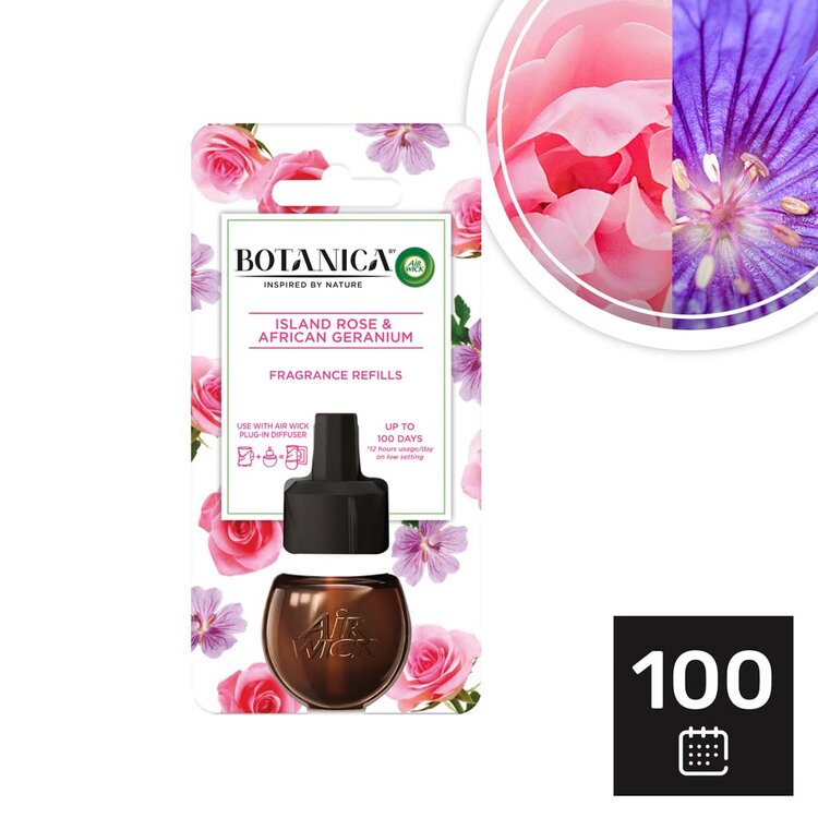 BOTANICA by AIR WICK Náplň tekutá do elektrického přístroje - Exotická růže a africká pelargónie 19 BOTANICA