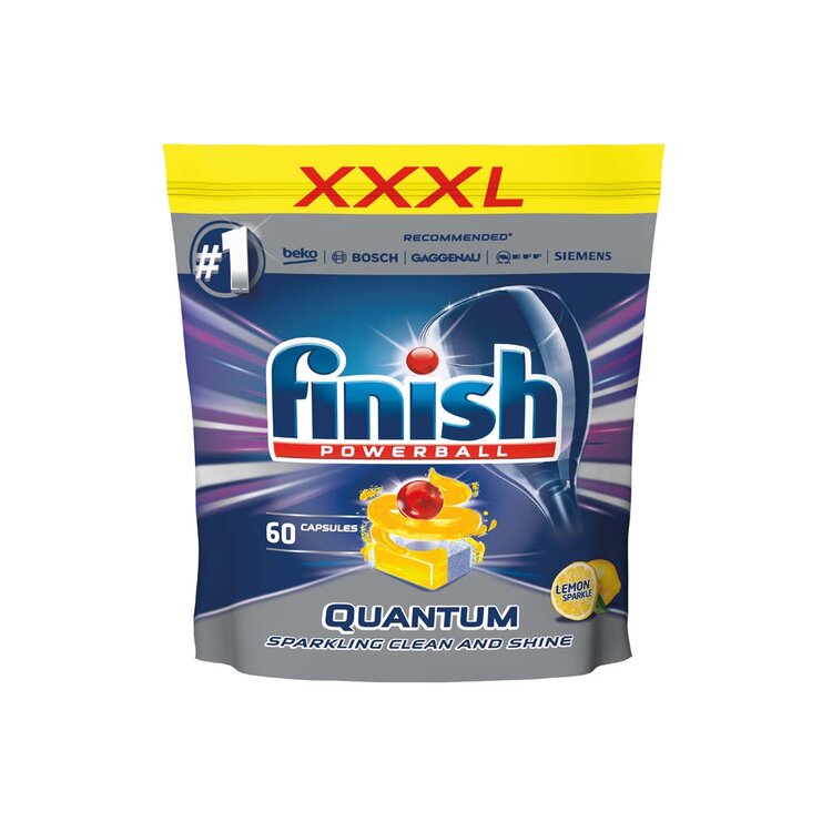 FINISH Quantum Max Lemon 60 ks - tablety do myčky Finish