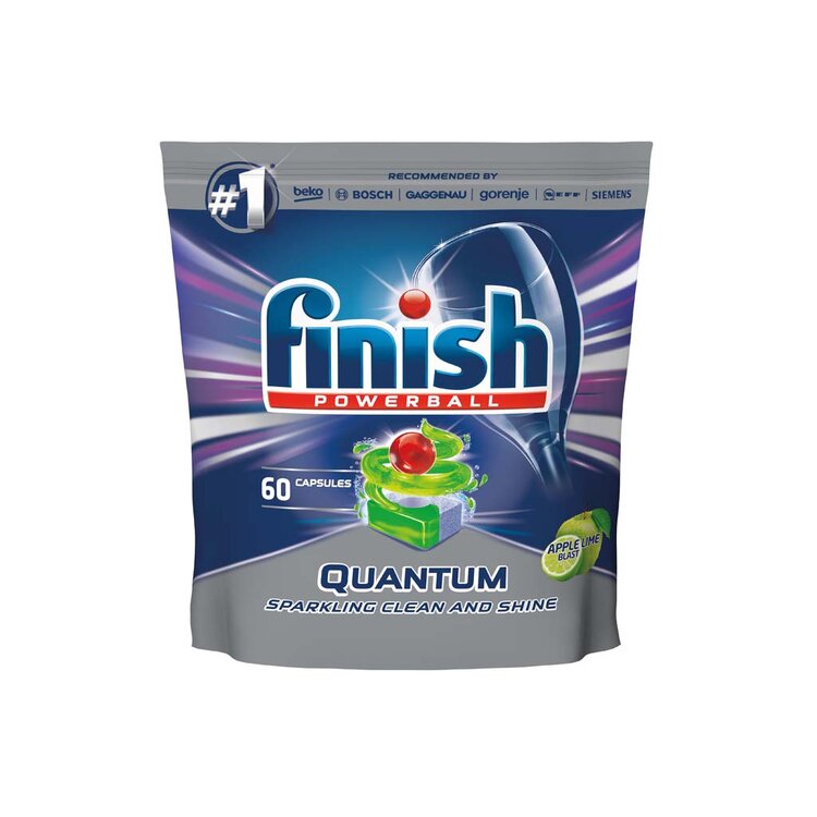 FINISH Quantum Max Apple&Lime 60 ks - tablety do myčky Finish