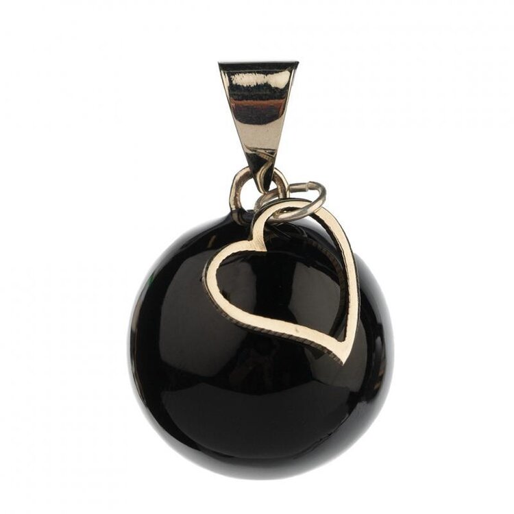 BABYLONIA Bola Black with heart charm Babylonia