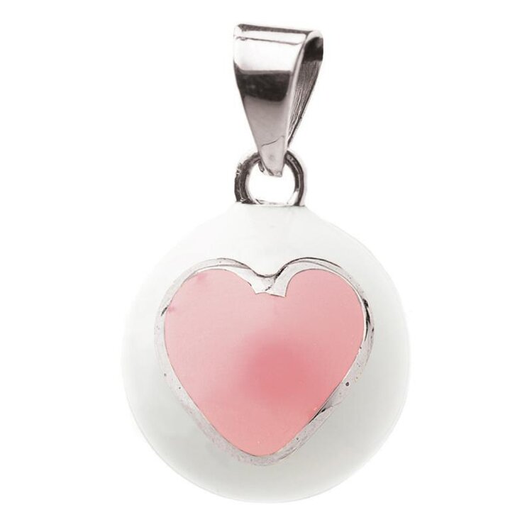 BABYLONIA Bola White with pink heart Babylonia