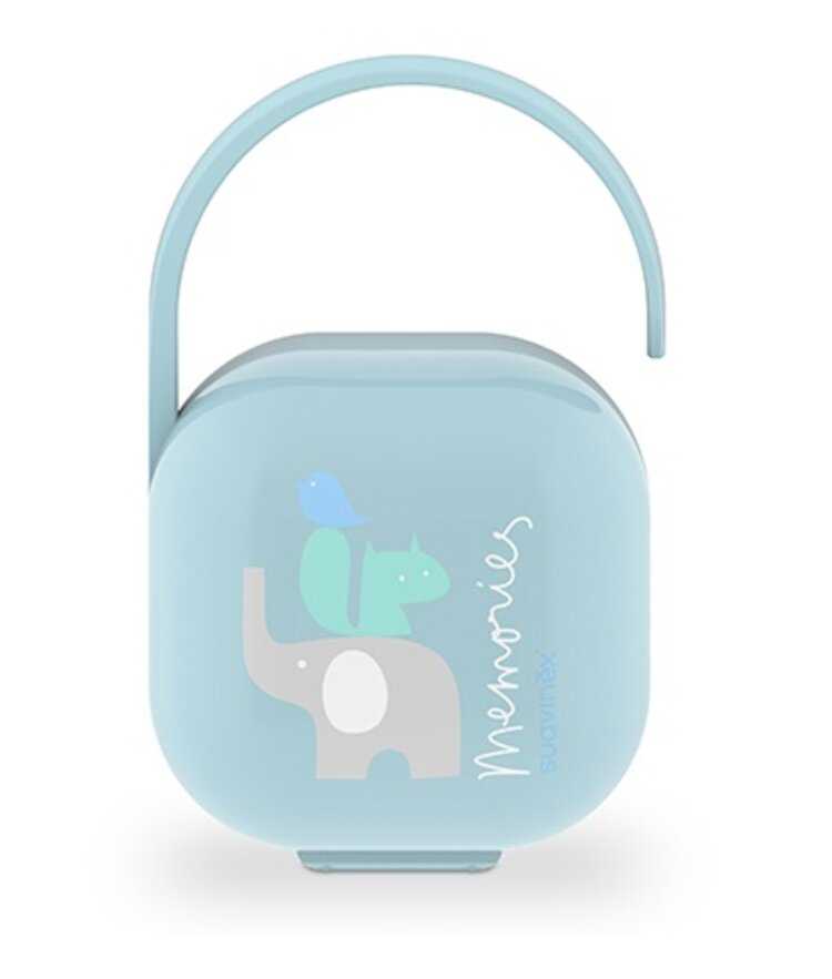 SUAVINEX Krabička na dudlík Memories - modrá Suavinex