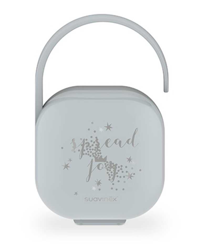 SUAVINEX Krabička na dudlík Korunka stříbrná Suavinex