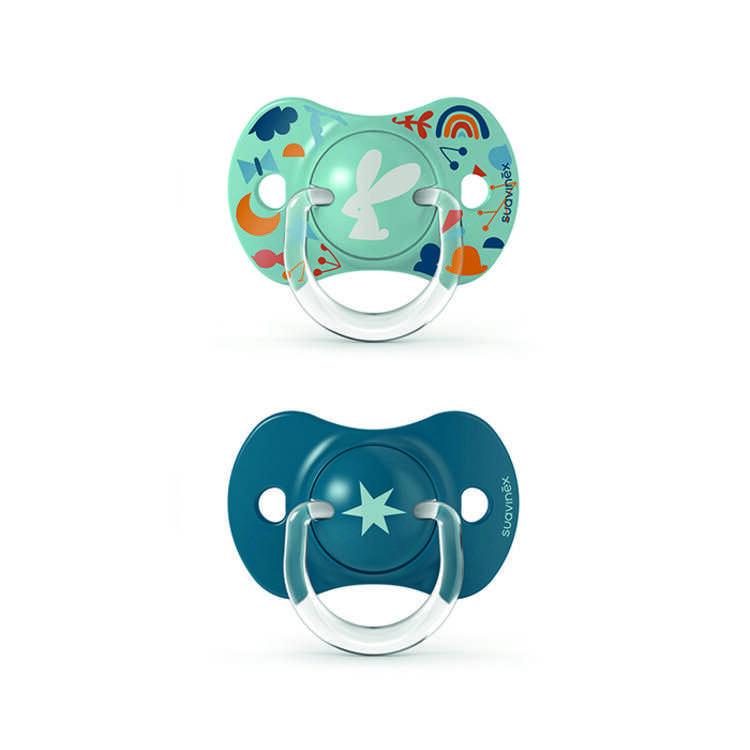 SUAVINEX Dudlík SX PRO fyziologický S +18m 2ks Forest modrá Suavinex