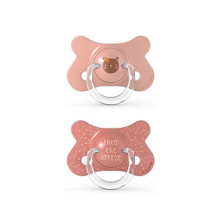 SUAVINEX Dudlík Fushion forest fyziologický silikon 4-18 m pudrová Suavinex