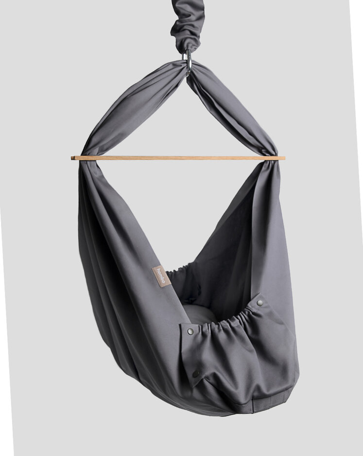 HOMBA BABY Kolébka závěsná šedá Homba