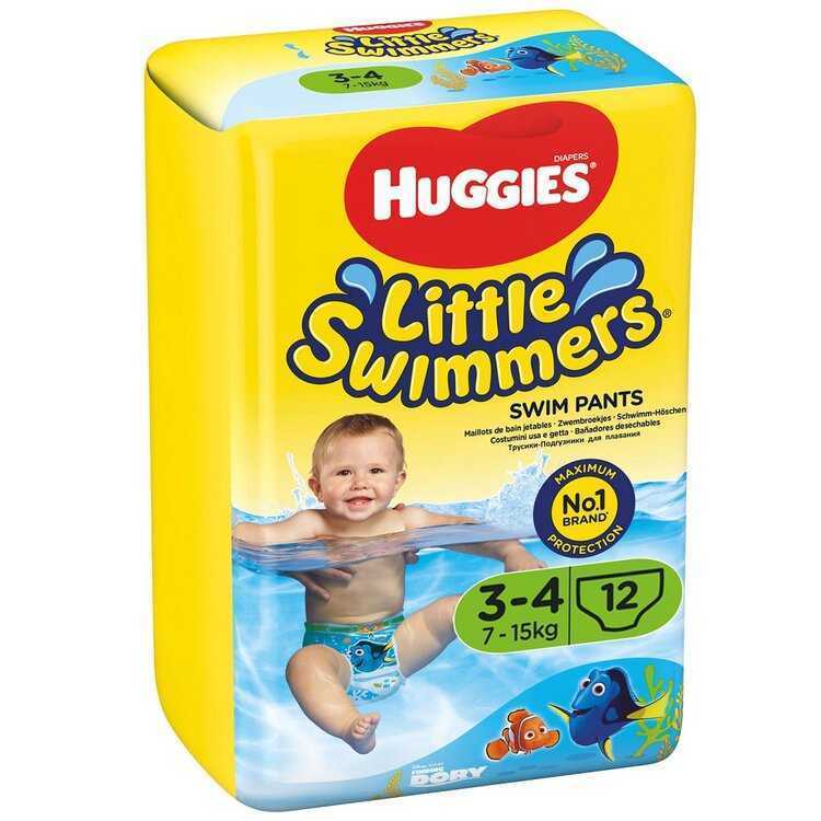 HUGGIES Little Swimmers Pleny do vody jednorázové 3-4 (7-15 kg) 12 ks Huggies