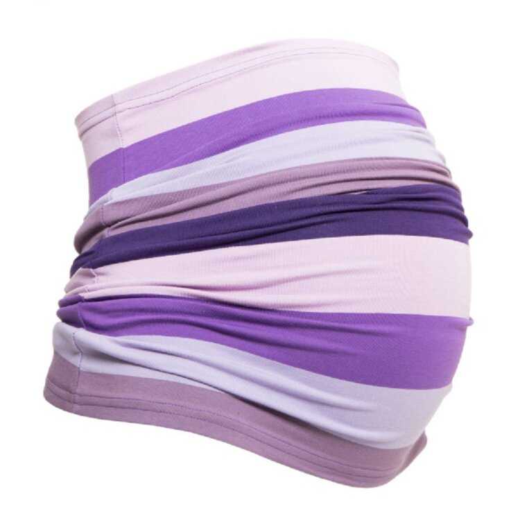 LÄSSIG Pás na těhotenské bříško Bellyband ruffled Striped straight Lässig