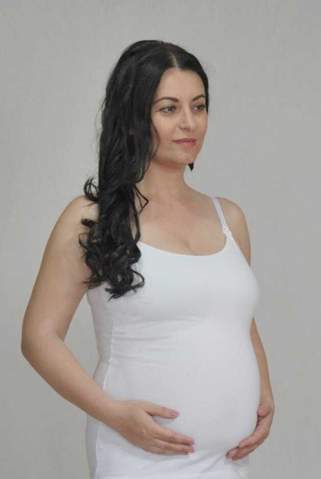 NIKA Tílko mateřské pro kojíci maminky NIKA INTIMA bílé M Nika