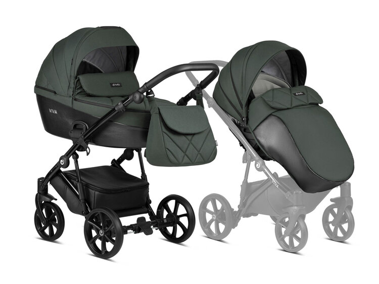 TUTIS Kočárek kombinovaný Viva4 2v1 Luxury Emerald Tutis