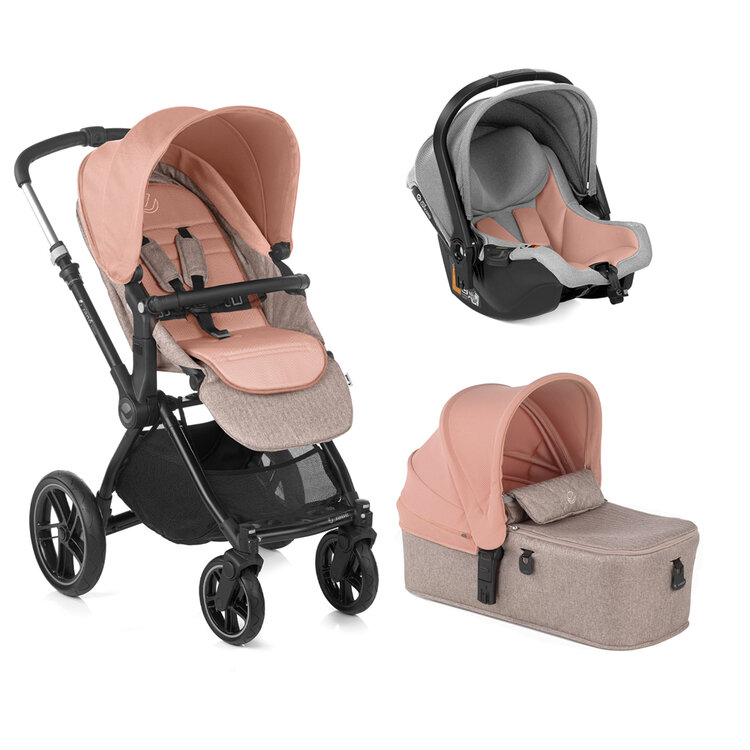 JANÉ Kočárek kombinovaný Kawai + Micro + Koos i-size R1 Pale Jané