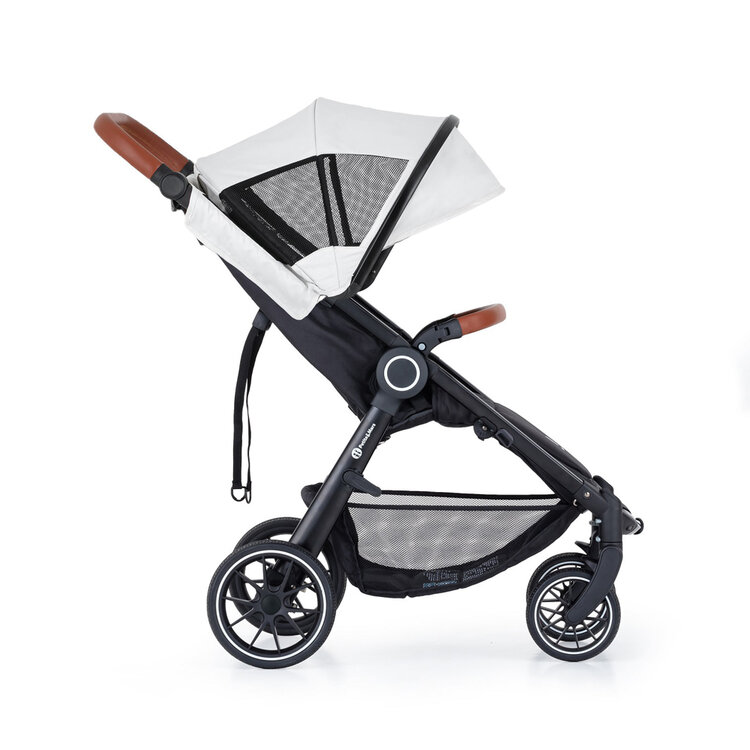 PETITE&MARS Kočárek konstrukce Street+ RWS Oak + stříška letní na Street+ Summer Silver Complete Petite&Mars