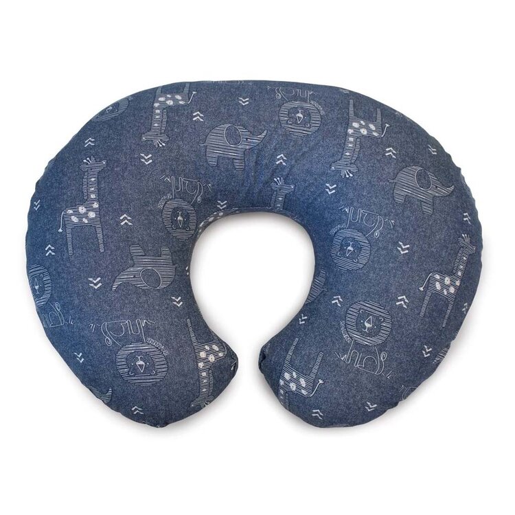 CHICCO Polštář na kojení Boppy - Denim Animals Chicco