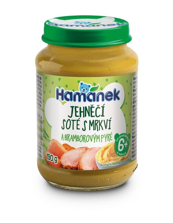 HAMÁNEK Jehněčí soté s mrkví a bramborovým 190 g Hamánek