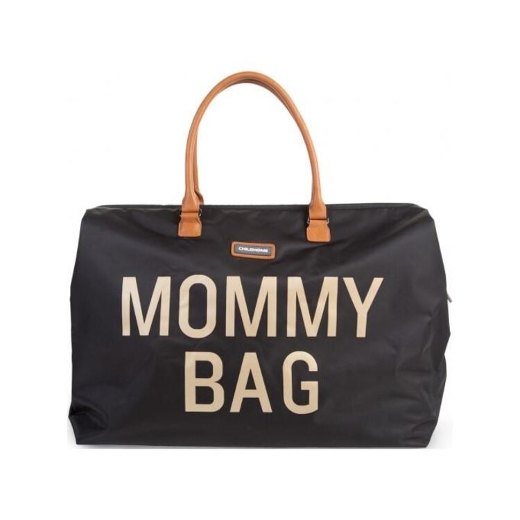 CHILDHOME Přebalovací taška Mommy Bag Black Gold Childhome