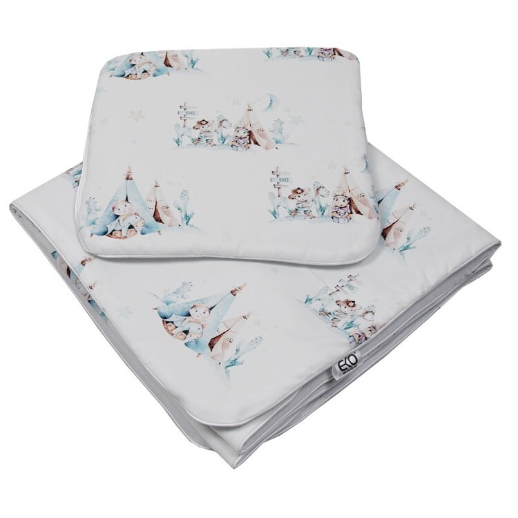 EKO Sada do kočárku 2-dílná bavlněná Western Eko