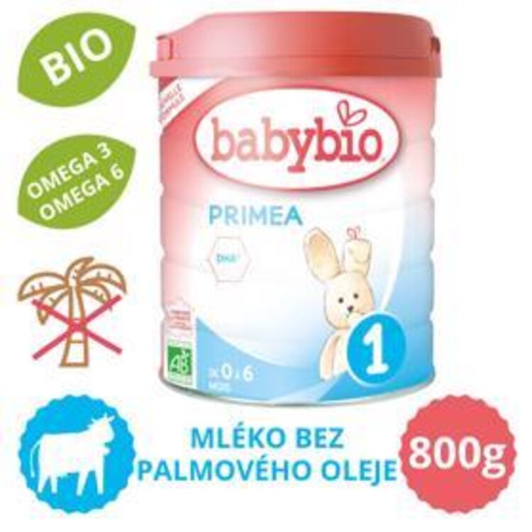 BABYBIO PRIMEA 1 kojenecké bio mléko (800 g) Babybio