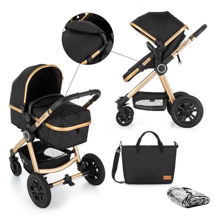Petite&Mars Kombinovaný Grand II 2v1 Golden Ebony 2020 Petite&Mars
