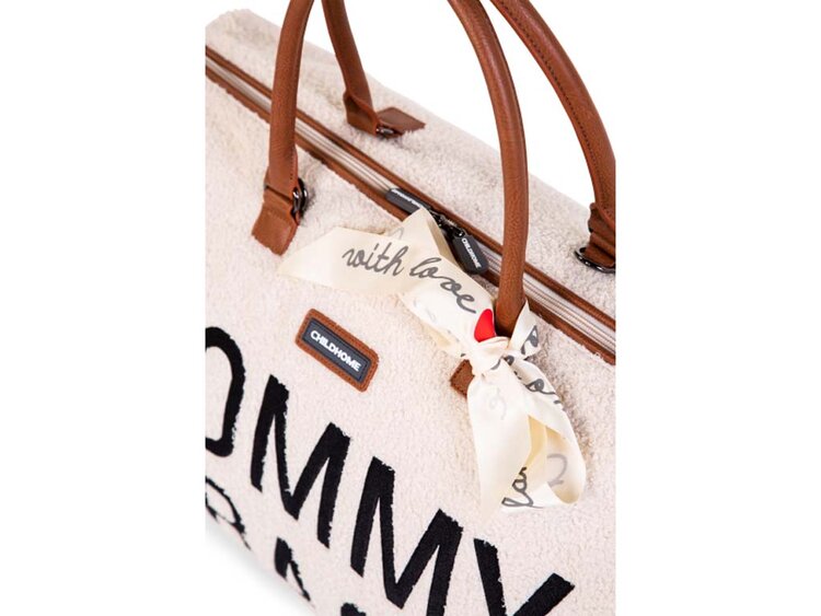 CHILDHOME Přebalovací taška Mommy Bag Teddy Off White Childhome