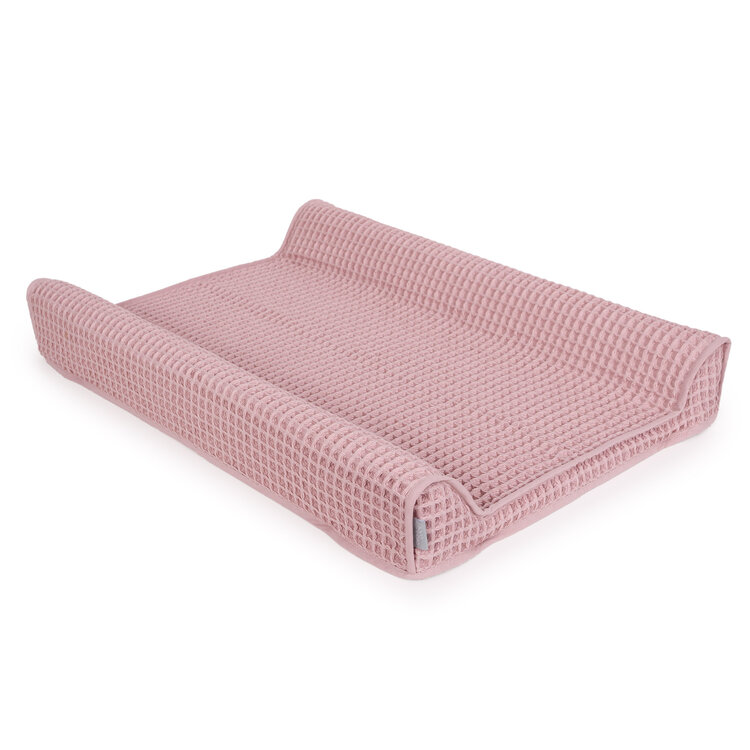CEBA Potah na přebalovací podložku Waffle Line (50x70) Silver Pink Ceba Ceba