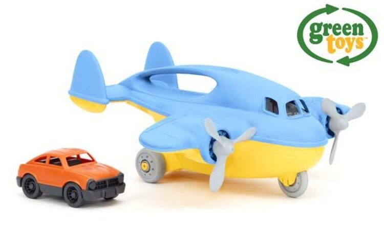 GREEN TOYS Nákladní letadlo s autíčkem Green Toys