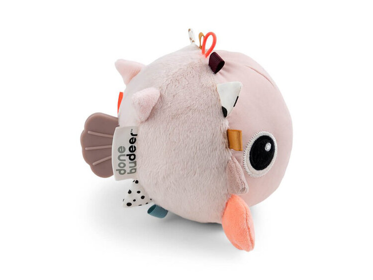 DONE BY DEER Míč aktivní Puffee - růžový Done by Deer