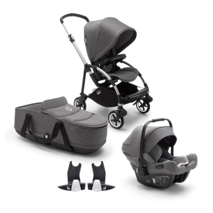 BUGABOO Bee 6 complete ALU/Grey-Grey Melange + hluboká korba