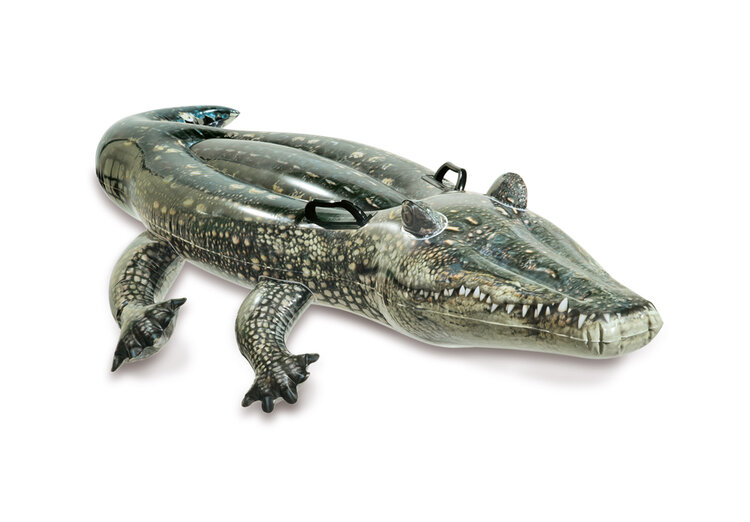 INTEX Lehátko Krokodýl nafukovací s úchyty 170x86 cm od 3 let Intex