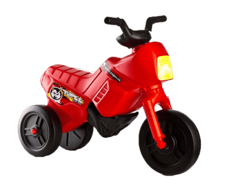 TEDDIES Odrážedlo Enduro Yupee malé červené Teddies