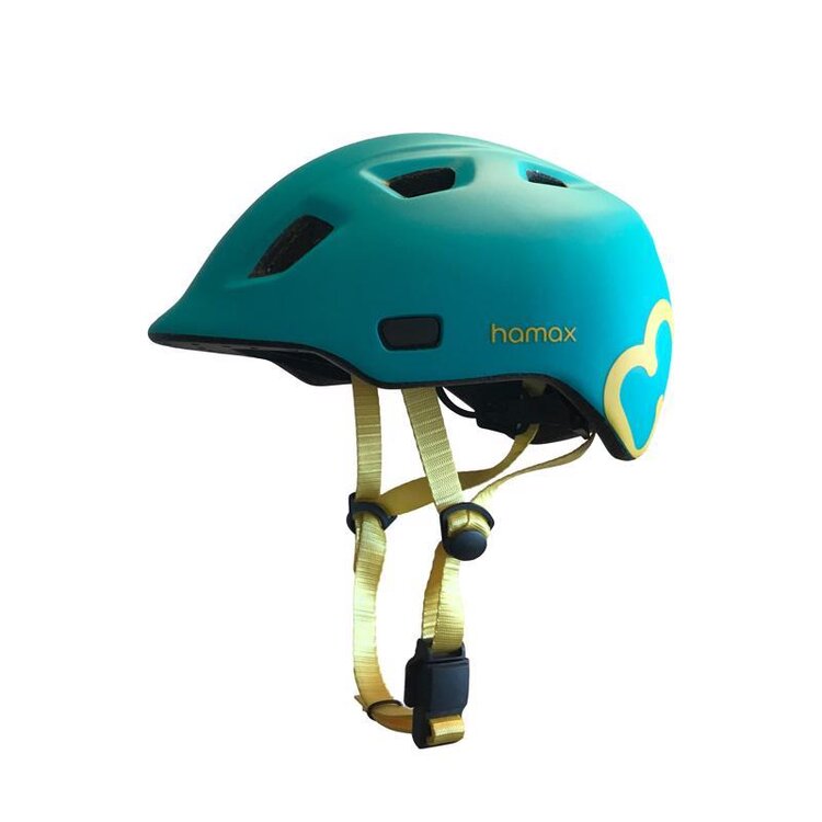 HAMAX Cyklohelma Thundercap Turquoise/Yellow 47-52 Hamax