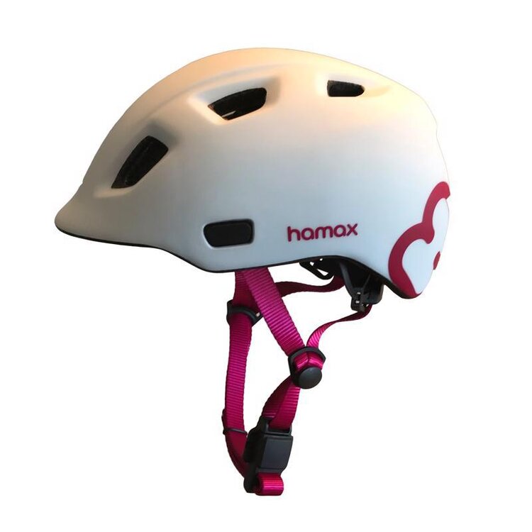 HAMAX Cyklohelma Thundercap White/Pink 52-56 Hamax