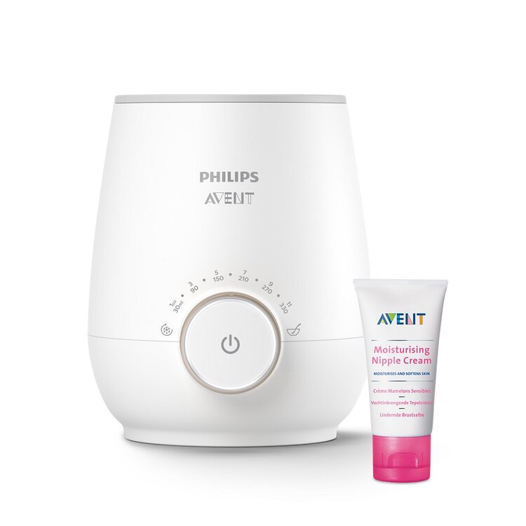 Philips AVENT Ohřívač lahví a dětské stravy Premium SCF358/00 + Krém na bradavky 30 ml Philips Avent