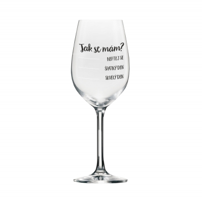 Mega sklenice na víno - Stupnice ALBI ALBI
