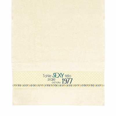 Béžový ručník - 1977 ALBI ALBI