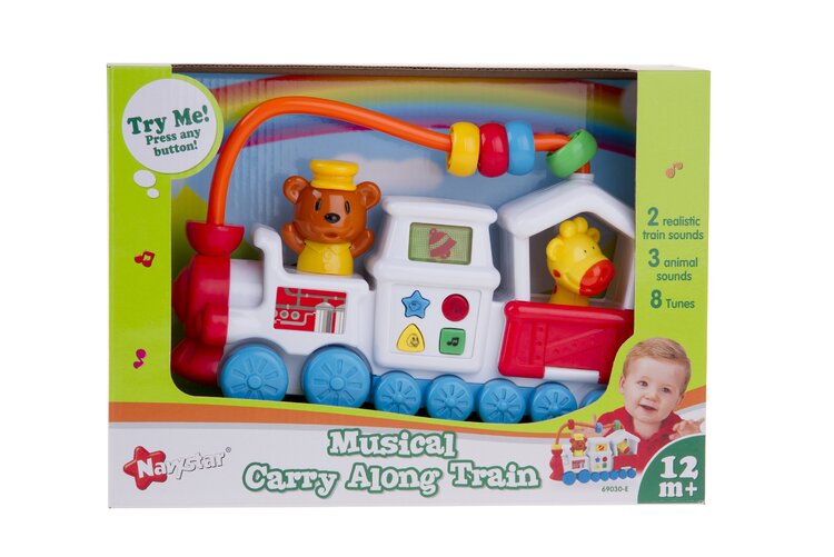 ALLTOYS NAVYSTAR Hudební lokomotiva Alltoys