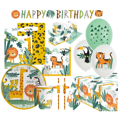 Párty Set UNI Safari 64 ks ALBI ALBI