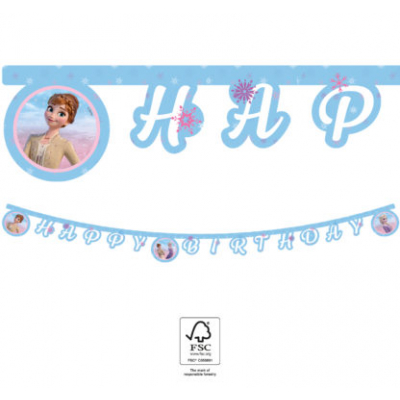 Banner Happy Birthday Frozen 2m ALBI ALBI