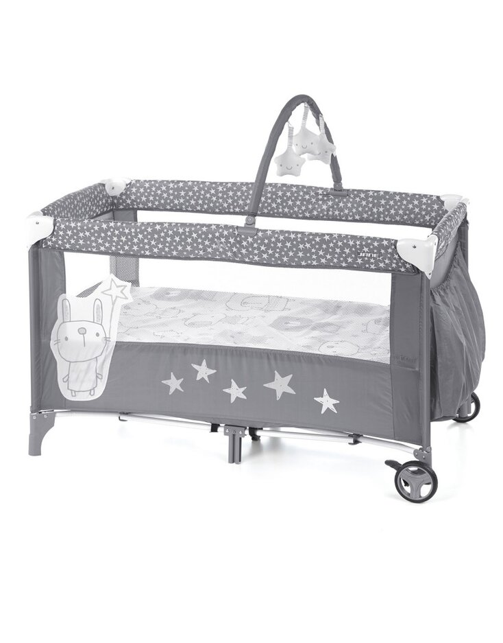Jané DUO LEVEL TOYS s patrem T01 Star šedá Jané