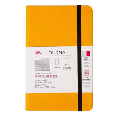 Střední journal blok - Žlutý ALBI ALBI