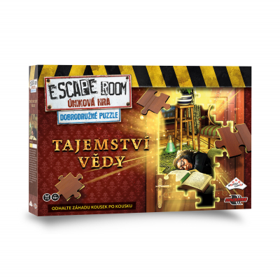 ESCAPE ROOM: Dobrodružné puzzle - Tajemství vědy Asmodée-Blackfire Asmodée-Blackfire
