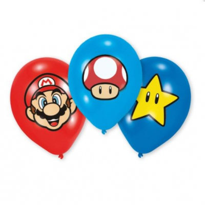 Balónky latexové Mario 6 ks ALBI ALBI