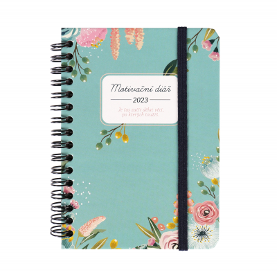 Světle modrý motivační diář ALBI ALBI