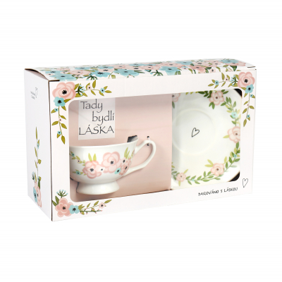 Hrnek s podšálkem - Láska ALBI ALBI