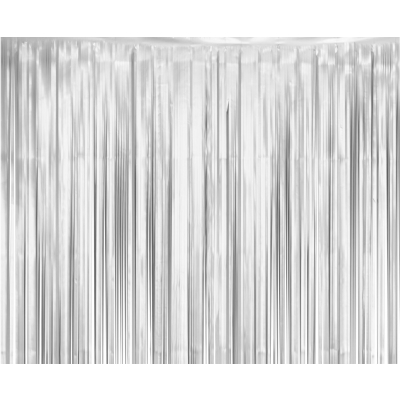 Závěs na dveře stříbrný mat 100 x 200 cm 1 ks ALBI ALBI