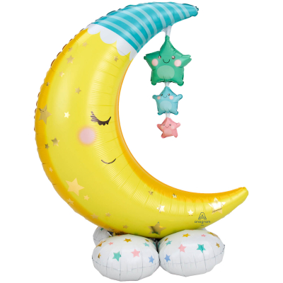 Balónek fóliový AirLoonz měsíc 101 x 139 cm ALBI ALBI
