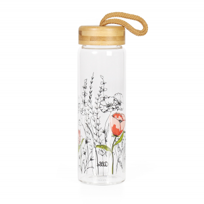 Skleněná láhev - Vlčí mák ALBI ALBI