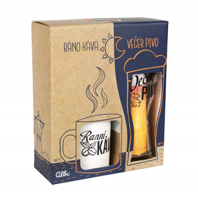 Pánská sada - Hrnek a půllitr ALBI ALBI